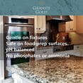 thumbnail image 5 of Granite Gold Surface Cleaner Wipes for Stainless Steel, Glass, Granite, Quartz, Marble Countertops, 40 Count Pack of 1, White, 5 of 7