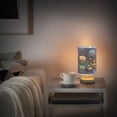 thumbnail image 5 of Yayeee Table Lamp for Bedroom Nightstand LED Portable Bedside Warm Light, Blue Jellyfish, 5 of 7