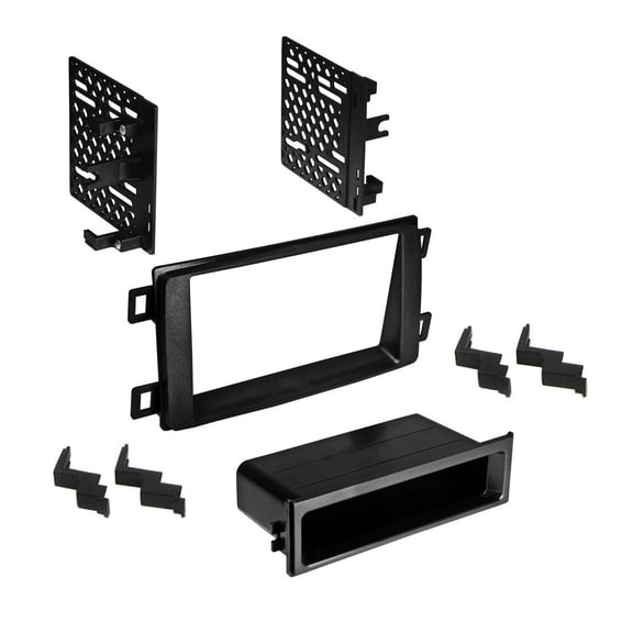 Car Radio Stereo Single Double DIN Dash Kit Pocket for 2013-2015 Mazda 6 CX-5