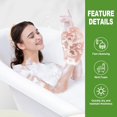thumbnail image 5 of Honeycomb Exfoliating Bath Gloves - Microfiber for Enhanced Blood Circulation & Soft, Smooth Skin - Exfoliating Shower Mitt Sponges for All Skin Types (Pink - Glove), 5 of 7