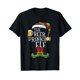 thumbnail image 2 of FeiKong Camiseta negra divertida a juego con elfo bebedor de cerveza para Navidad, para toda la familia - oodd1595, 2 of 3