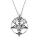 thumbnail image 1 of Skull Pendants Necklace Men Fashion Pentagram Goat Head Pendant Chain Unisex Luck Alloy Gothic Jewelry Stainless Steel, 1 of 5