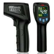 MESTEK IR03B Infrared Thermometer -50~400℃ or -58~1112 ℉ Non-Contact High Temperature Meter Handheld Digital Thermometer LCD Color Screen Pyrometer with Adjustable Emissivity IR Thermometer
