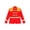 Red, variant on iiniim Kids Boys Girls Halloween Red Circus Ringmaster Drum Majorette America Coat Red 8