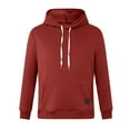 thumbnail image 4 of Gibobby Mens Hoodie Sweatshirt Zip Up Hooded Sweatshirts Soft Casual Hoodies(Red,S), 4 of 4