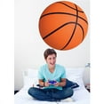 thumbnail image 2 of Wallhogs Basketball Cutout Wall Decal, 2 of 2