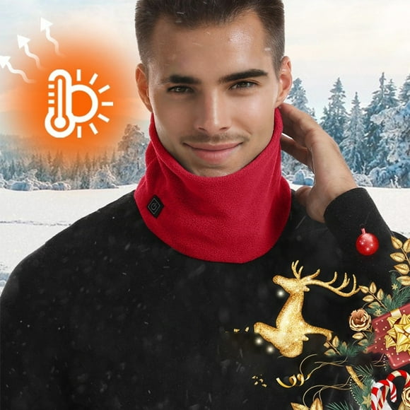 Discount Christmas New Shaker Fleece Warm Heating Scarf USB Three Gears Adjustable Heating Scarf Christmas Gifts 2025 New