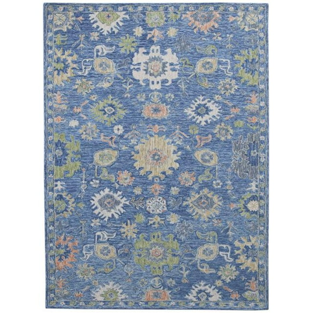 Amer Tapis RDT70576 Tapis de Zone Tufté à la Main, Bleu - 5 Pi. x 7 Pi. 6 Po.