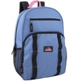 thumbnail image 3 of Trailmaker 24 Pack Multicolor Mesh Side Pocket 17 Inch Backpacks, Padded Shoulder Straps for Travel, Commute, 3 of 8