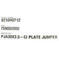 thumbnail image 4 of Ocean Yachts 921040712 Dometic PJA30x3.5 Boat 30 Inch Evaporation Plate Jumper, 4 of 4