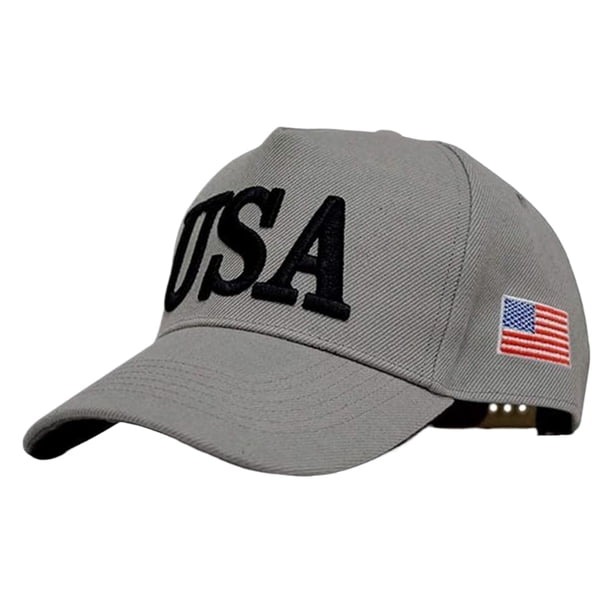 Sombrero Papá Donald Trump Béisbol EE.UU. Bordado Patriótico para Hombres Mujeres Rojo