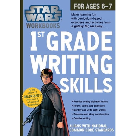 Pre-Owned Star Wars 1st Grade Writing, for Ages 6-7 (Star Wars Workbooks) Paperback