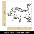 thumbnail image 2 of Common Warthog Pig Self-Inking Rubber Stamp Ink Stamper - Red Ink - Small 1 Inch, 2 of 7