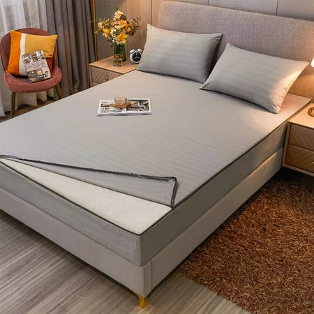 

YEYNGQC With Zipper Mattress Cover Dustproof Anti-Fouling Bed Cover Six Sides Mattress Protective Cover Removable