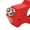 thumbnail image 2 of Motorcycle Handlebar Lock,Red Aluminum Alloy Handlebar Safety Lock Anti Theft Grip Lock,Scooter Brake Clutch Security Locks Tamper Resistant Weatherproof Aluminum Alloy Anti Theft, 2 of 9