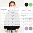 thumbnail image 3 of Girls Classic Long Sleeve Zip Up Hoodie, Kids Lightweight Hooded Jacket, Size 4-18, 3 of 4