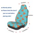 thumbnail image 2 of Picia Funny Chicken Print Waterproof Sweating Car Seat Cover for Post Gym Workout, Running, Beach and Hiking, Universal Fit Anti-Slip Bucket Seat Protector, 2 of 5