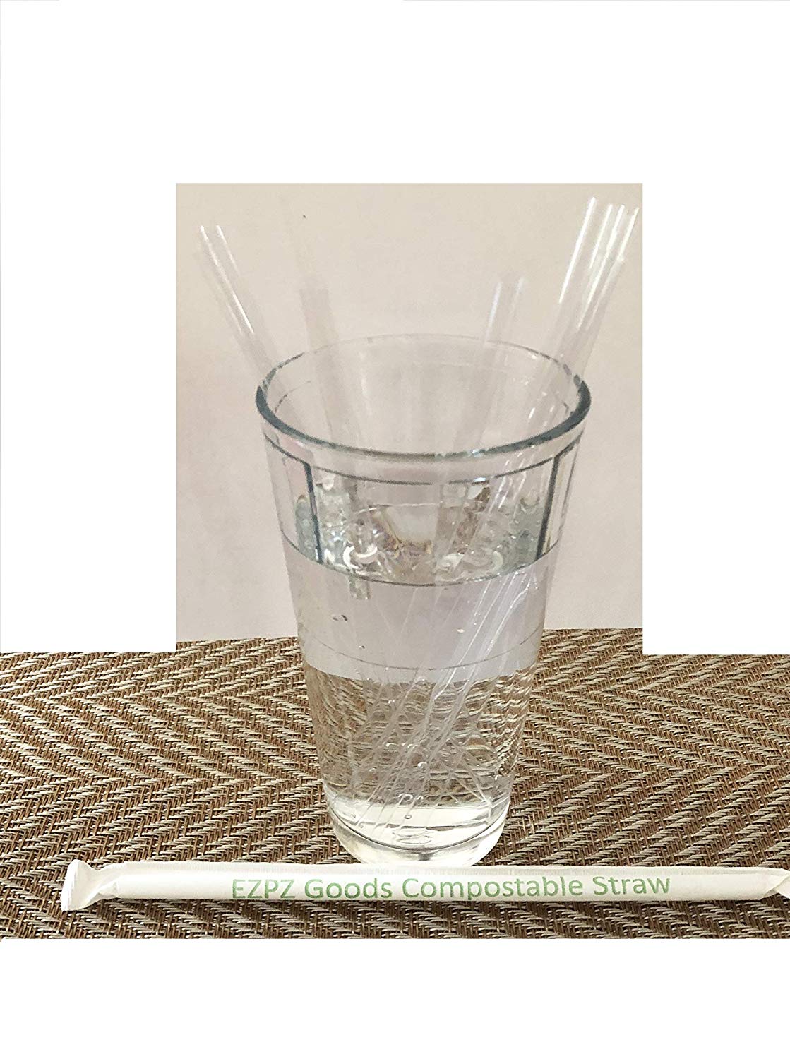 500 Ct Clear Colorless Corn Plant Based Compostable Biodegradable