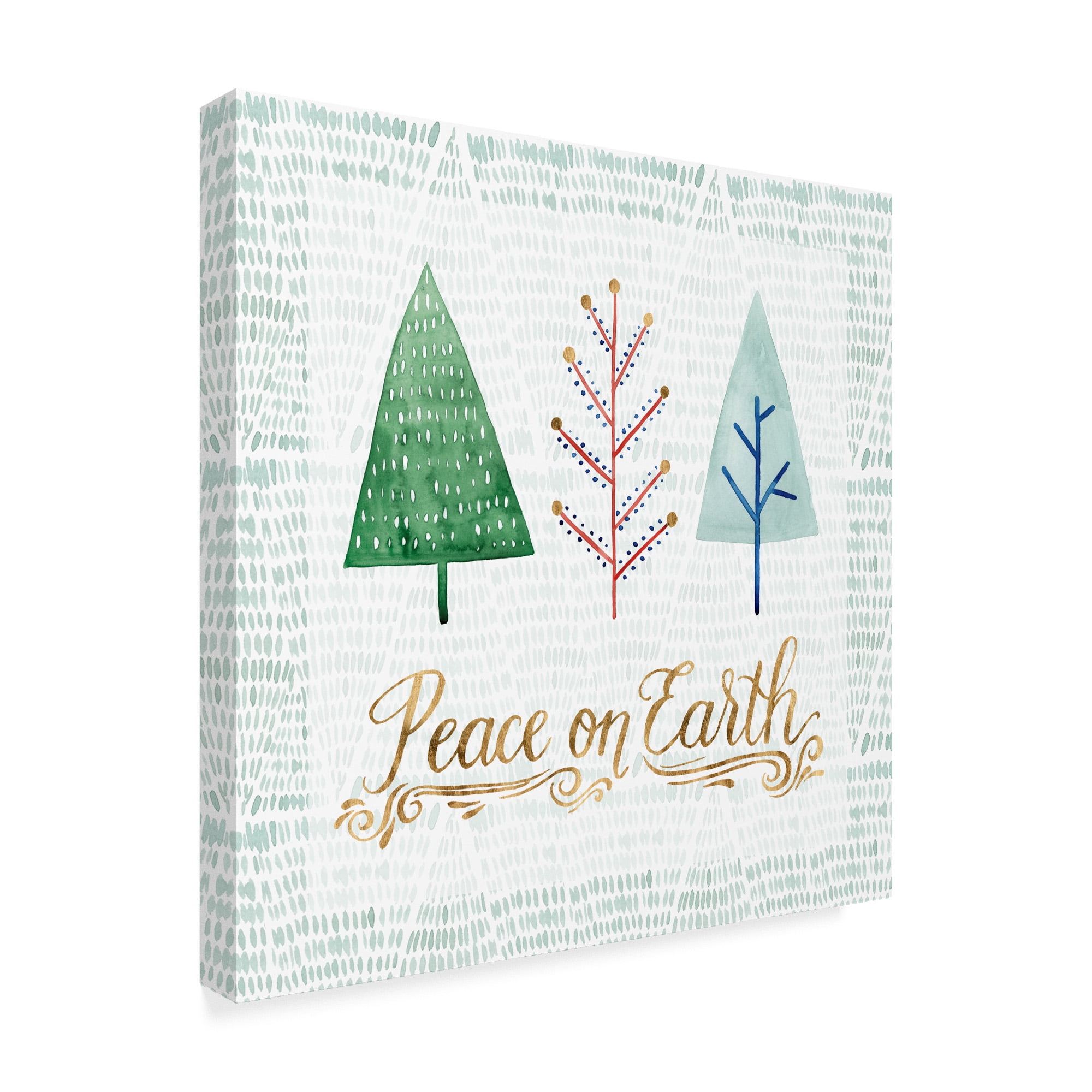 Trademark Fine Art 'Christmas Tree Whimsy II' Canvas Art by Grace Popp