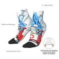 thumbnail image 6 of Naloa Medicine Gnome Truck Red Ankle Socks for Women Non Slip Socks No Show Socks Classic Low Cut Casual Socks Casual Socks, 6 of 7