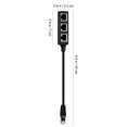 Computer Comm Cable To Rj45 UPOUART RJ45 Ethernet Splitter Adapter Port Network Extension Cable ...