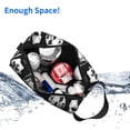 thumbnail image 4 of Bolsa de cosméticos DZGlobal Horror Icons de poliéster impermeable, 4 of 7