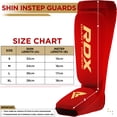 thumbnail image 3 of RDX Shin Guards Foam Pads Support Youth Boxing Instep MMA Muay Thai, 3 of 7