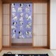 thumbnail image 2 of Cortina de puerta con dálmatas para entrada, cortina opaca con estampado de patrón, cortina divisoria para habitación, tapiz para decoración del hogar, 34" de ancho x 56" de largo, 2 of 7