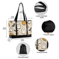 thumbnail image 2 of FORMRS Canvas Laptop Tote Bag for Women with 15.6" Computer Compartments Shoulder Handbag, Halloween Cute Ghosts, 2 of 7