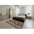 thumbnail image 4 of Ahgly Company Indoor Rectangle Traditional Camel Brown Persian Area Rugs, 9' x 12', 4 of 6