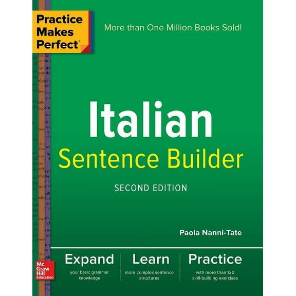 Practice Makes Perfect Italian Sentence Builder, (Paperback)