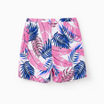 thumbnail image 4 of PatPat Mens Swim Trunks Tropical Leaf Pink Quick Dry Bathing Shorts Matching Couple Swimsuits Beach Vacation Wear Couple Gifts, 4 of 7