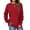 Red, variant on Sweatshirts for Women Crewneck Casual Long Sleeve Shirts Tunic Tops