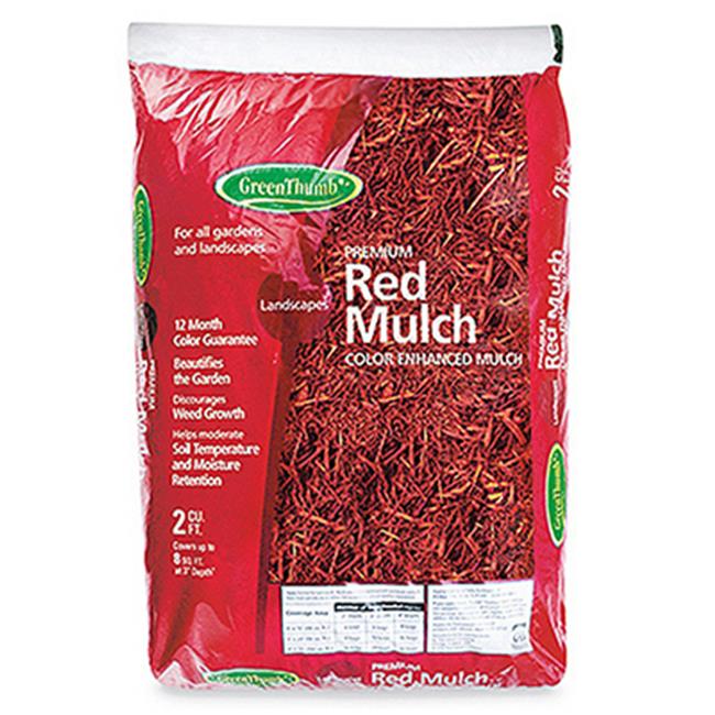 Garick 192213 2 cu. ft. Green Thumb Red Mulch
