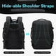 thumbnail image 3 of Mochila De Viaje De Mano para Hombres Y Mujeres, Maleta Ampliable Extra Grande De 40 L Aprobada para Vuelo con Puerto De Carga USB/Tipo C,Black, 3 of 5