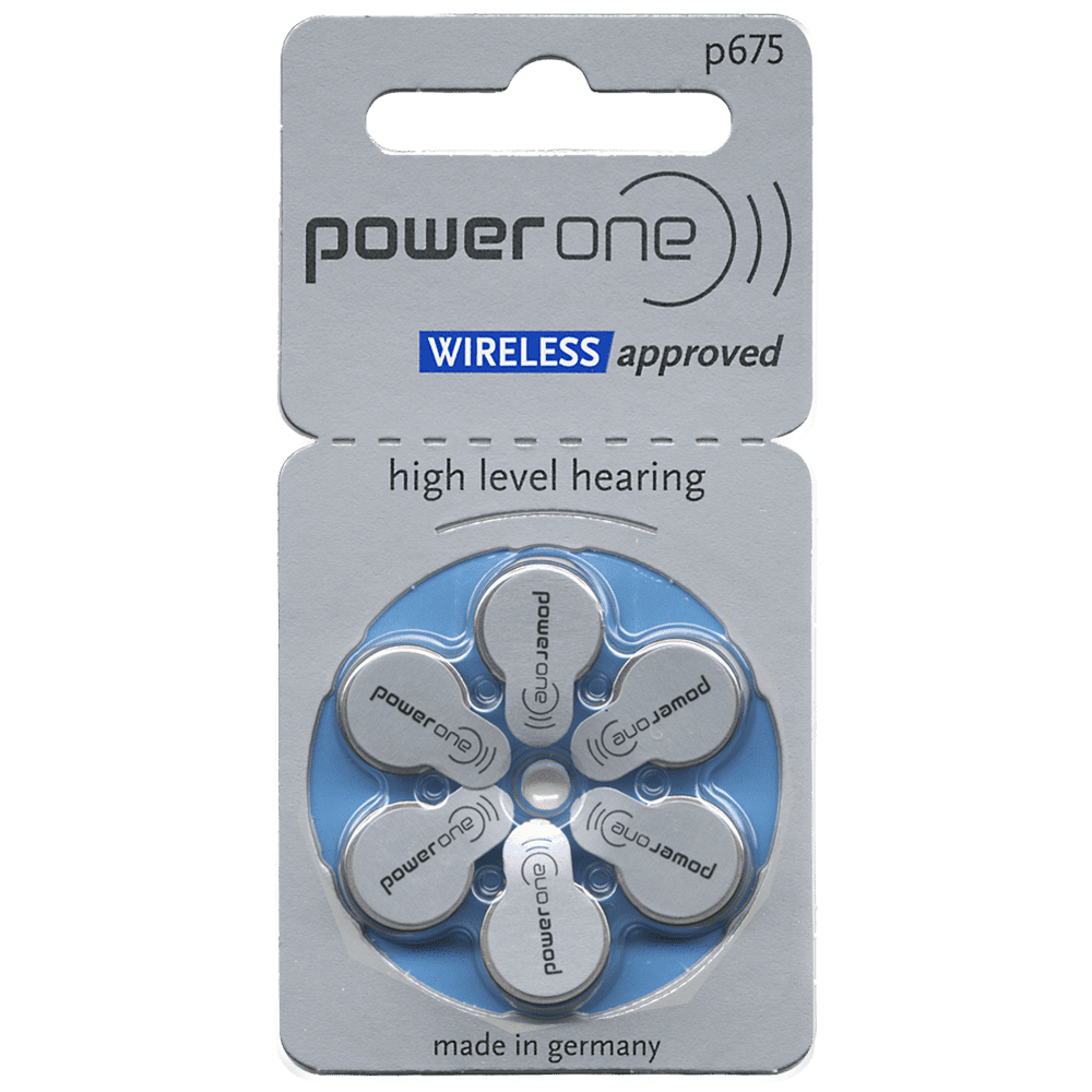 Power-One Implant Plus Size 675 (6 Batteries)