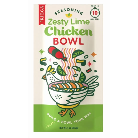 Zesty Lime Chicken Bowl Seasoning - Pack of 8