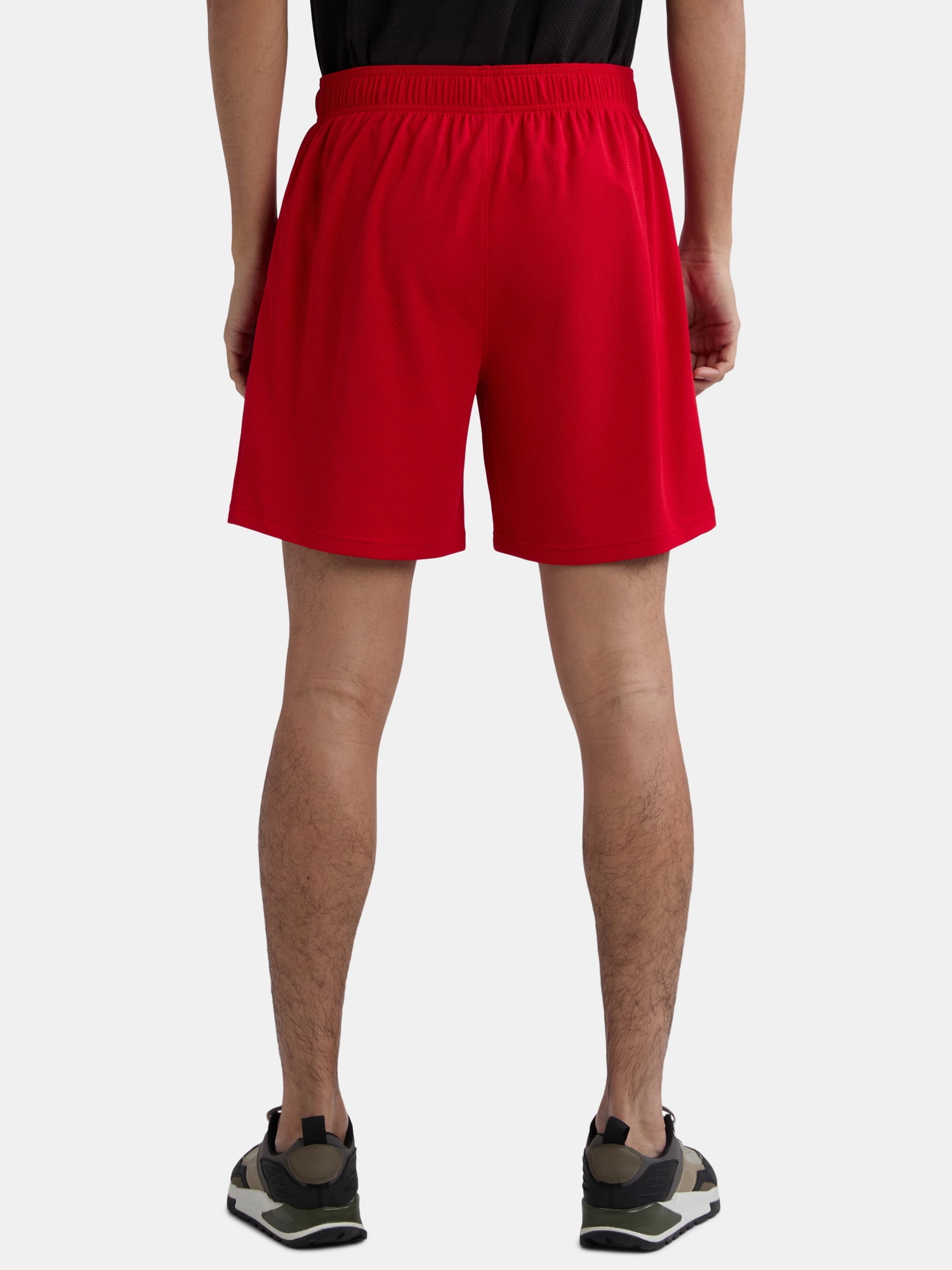 Athletic Works Men's and Big Men's Mesh Shorts, 7" Inseam, Sizes S-5XL