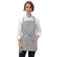 thumbnail image 1 of Delantal Chef Works Unisex Gris Ajustable con Tres Bolsillos, 1 of 5