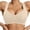 Beige, variant on Gyexs Women's Supportive Comfort Bras Seamless Underwear Activewear T-Shirt Bra Plus Size Full Coverage Everyday Wear, Black, Size M