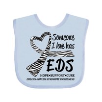 Inktastic Someone I Love Has Eds- Ehlers Danlos Syndrome Boys or Girls Baby Bib