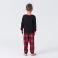 thumbnail image 7 of Hirigin Matching Christmas Pajamas For Family Elk Print Long Sleeve Shirt and Plaid Pants Set Loungewear Soft Sleepwear, 7 of 7