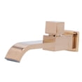 thumbnail image 1 of Grifo para lavabo con rosca macho G1/2 para baño y cocina, grifo para lavabo frío de pared de oro rosa, 1 of 8