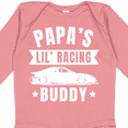 thumbnail image 4 of Inktastic Papas Lil Racing Buddy Boys or Girls Long Sleeve Baby Bodysuit, 4 of 5