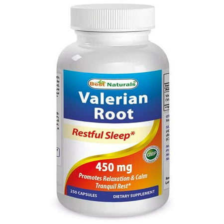BEST NATURALS Valerian Root 450 mg 250 CAP