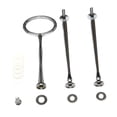 thumbnail image 3 of Cake Plate Stand Handle Heavy Duty Hardware Rod for Daily Use Party Birthday silvery, 3 of 8