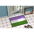 thumbnail image 4 of Carolines Treasures CK7994JMAT Genderqueer Pride Door Mat Indoor Rug or Outdoor Welcome Mat 24x36 Doormat 24H X 36W, 4 of 4