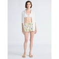 thumbnail image 3 of Free Assembly Women's Lemon Cotton Coverup Shorts, Sizes XXS-XXL, 3 of 6