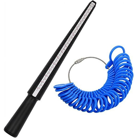 Mr. Pen- Ring Sizer Measuring Tool Set, Ring Sizer Guage & Plastic Ring Mandrel with , Ring Sizer, Ring Measure for Fingers, Ring Sizing Kit, Ring Finger Sizer, Ring Sizer Tool.