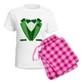 thumbnail image 5 of CafePress - Funny Irish Tuxedo Women's Light Pajamas - Women's Short Sleeve Print T-Shirt and Pants Light Cotton Pajama Set, 5 of 7